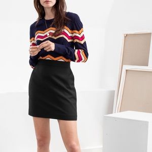 Little Black Mini Skirt from & Other Stories